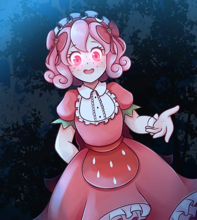 🍓 A cute strawberry witch! 🍓