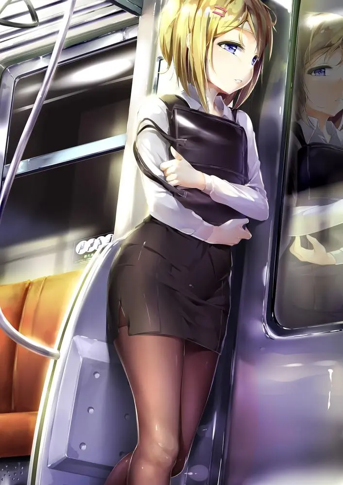 Asuna (Passenger on a crowded train)