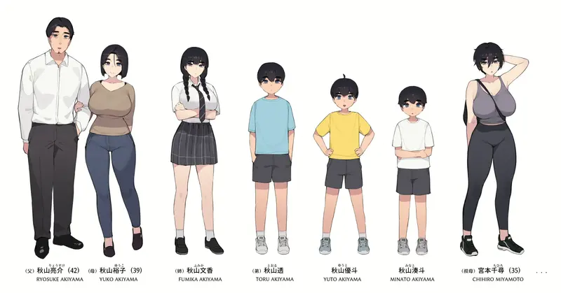 Akiyama Household (Free use)