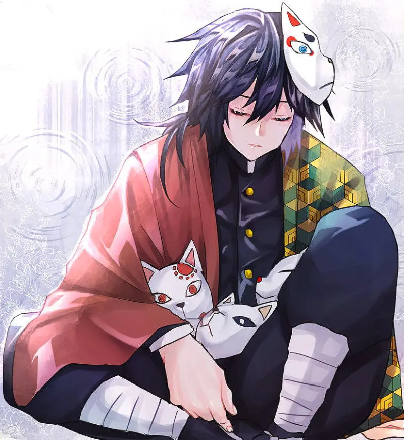 Giyuu Tomioka in a wall