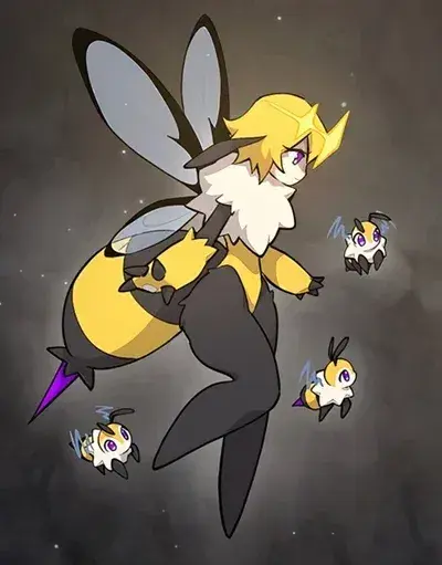 Queen poison honey bee