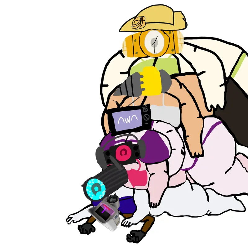 Fat skibidi toilet girls