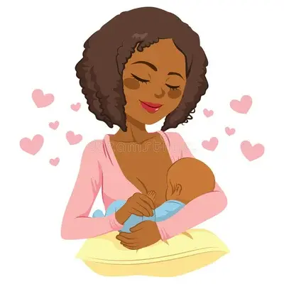 Breastfeeding woman