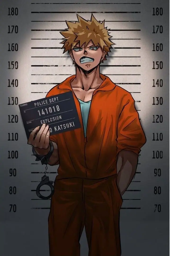 Katsuki Bakugou (prision AU!) 