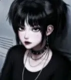 Lisa the goth girl