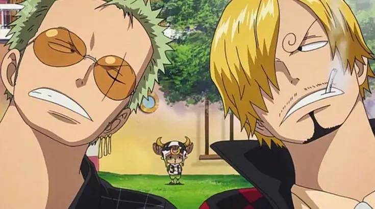 sanji and zoro