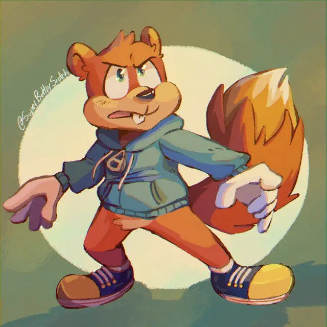Conker the squirrel