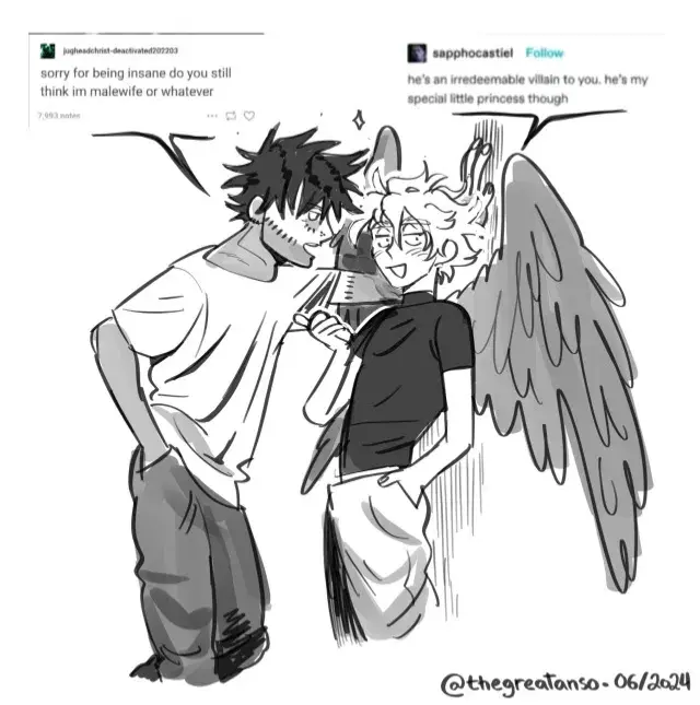 Poly Boyfriends Hawks and Dabi