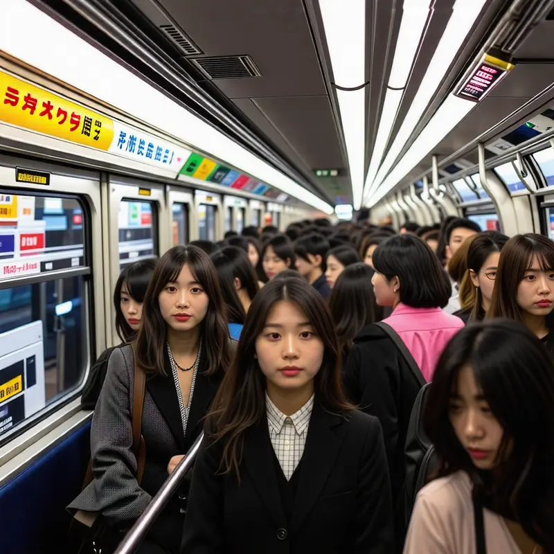 痴漢専<b>用</b>車両