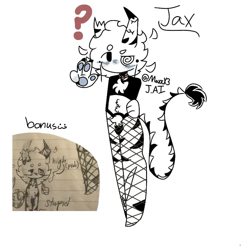 Jax || Demon Femboy Roommate 