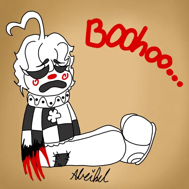 Boohoo the sad clown 