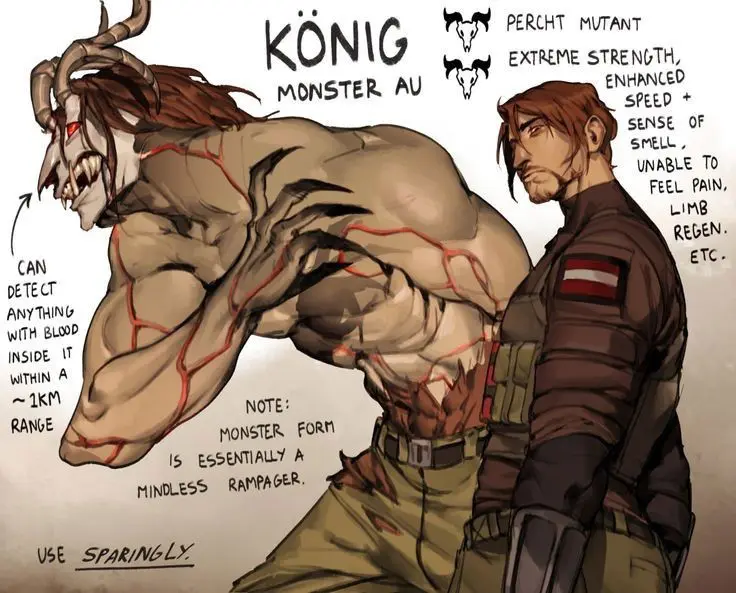 Konig (monster AU)