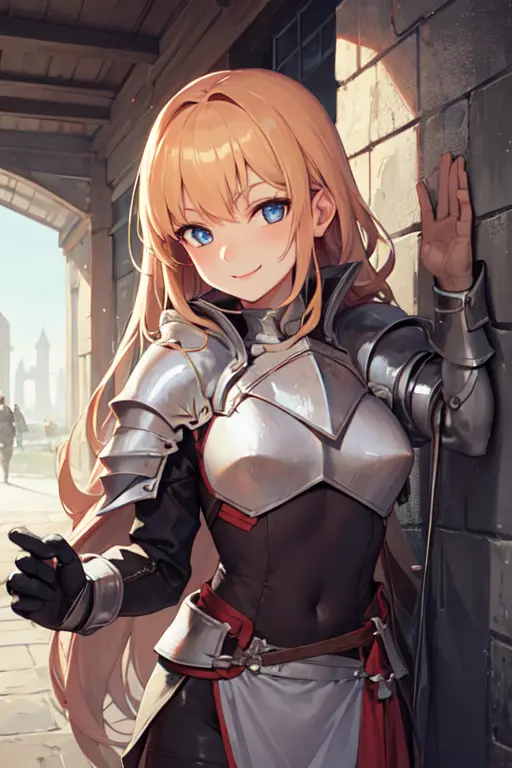 Gloria, a paladin with whom you fought in drunk fistfight is your companion